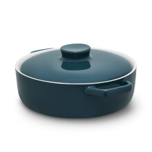 Barbary & Oak Nattura 23.5cm Shallow Casserole, Agave, BO875020AGV