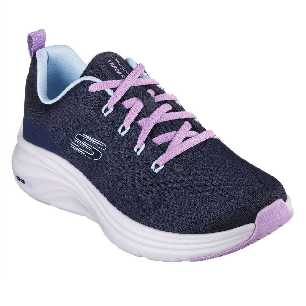 Skechers (3 Uk, Navy/Lavender) Womens/Ladies Vapor Foam Trainers