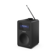 SHARP Tokyo Digital Radio DAB+/DAB and FM Radio with Bluetooth 5.0 DR-430(BK)