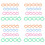 80pcs Colorful Crochet Locking Stitch  Knitting Ring Maker Holder Set 1