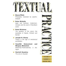 Textual Practice Volume 6 Issue 3 Paperback Book