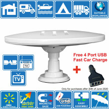 HELIO - MAGNET Digital Omnidirectional TV FM DAB Aerial for Motorhome Boat Truck
