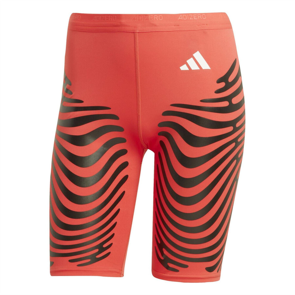 Adidas (14 Uk, Semi Turbo) Womens/Ladies Adizero Running Tights