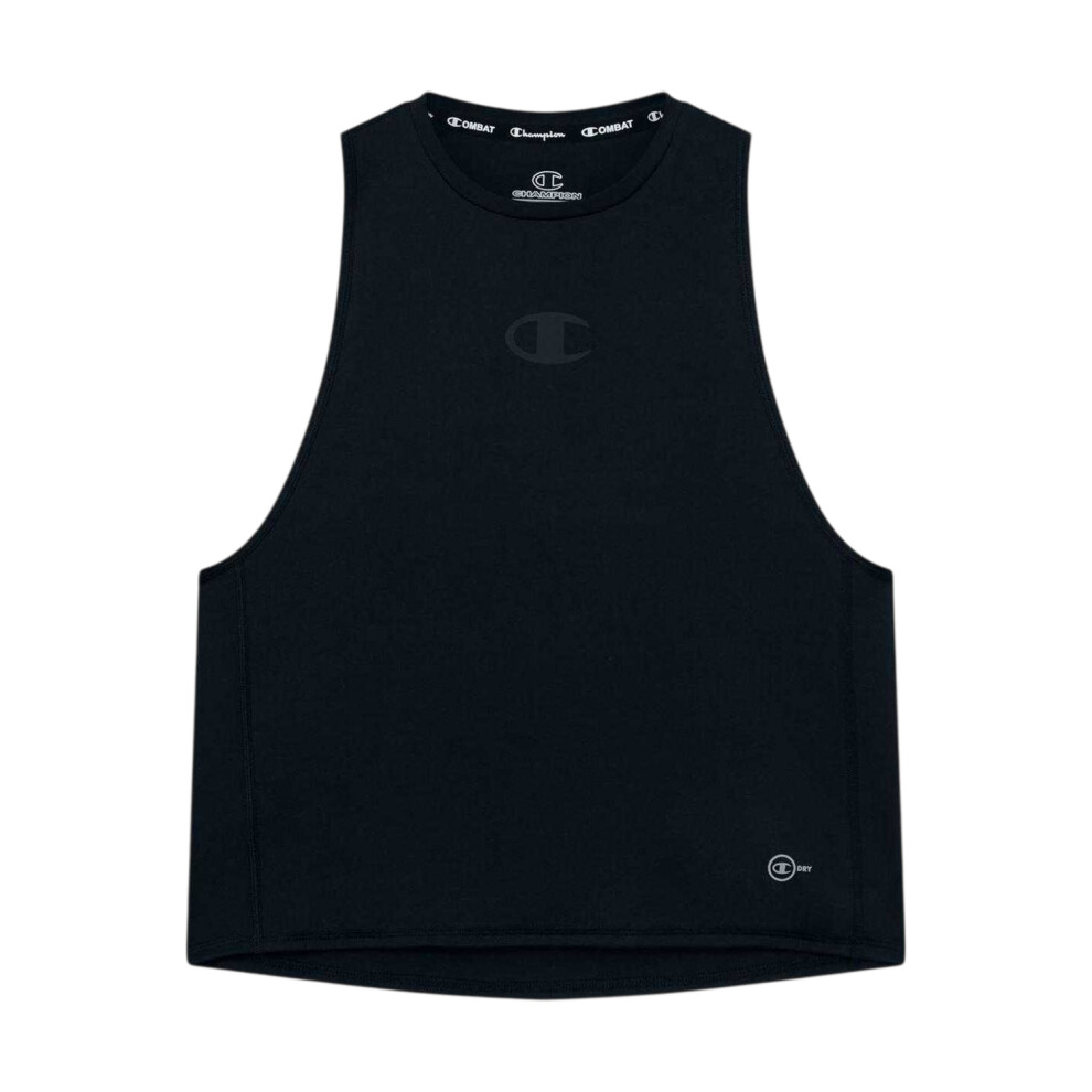 Champion (12 Uk, Black) Womens/Ladies Quick Dry Sleeveless Top