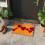 Coir Doormat, 60x40 cm, Dirt-Trapping, Decorative Design 3