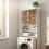 Washing Machine Cabinet, 2 Doors, Adjustable Shelves 3