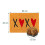 Coir Doormat, 60x40 cm, Decorative Design 4