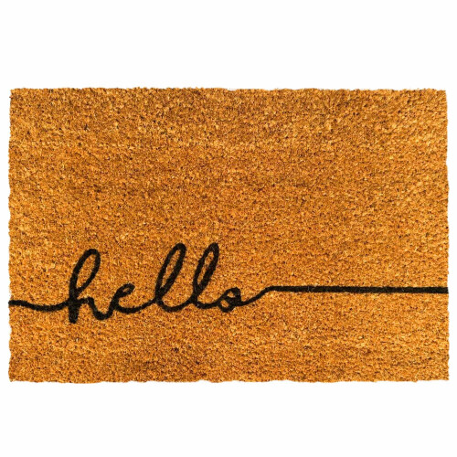 Coir Welcome Doormat, Non-Slip, 60x40 cm 1