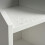 White Narrow Bathroom Cabinet with Adjustable Shelves 5