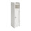 White Narrow Bathroom Cabinet with Adjustable Shelves 8