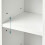 White Narrow Bathroom Cabinet with Adjustable Shelves 6