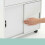 White Bathroom Storage Trolley, 4 Compartments 7