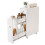 White Bathroom Storage Trolley with Pull-Out Drawer 2