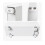 White Bathroom Storage Trolley with Pull-Out Drawer 6