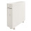White Bathroom Storage Trolley with Pull-Out Drawer 10
