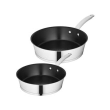 Good Food by Tower, Frying Pan Set, 1Induction Compatible, Stainless Steel, EEJB319