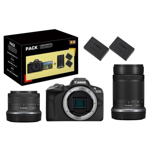 Canon Canon EOS R50 Black Hybrid Camera Kit 1