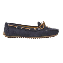 (5 UK, Navy) Chatham Womens/Ladies Suede Flat Boat Shoes