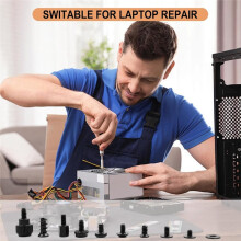 400 Piece Computer Screw Kit for PC Building and Repairing -Includes M.2 SSD Mounting Screws, Motherboard Standoff Screw