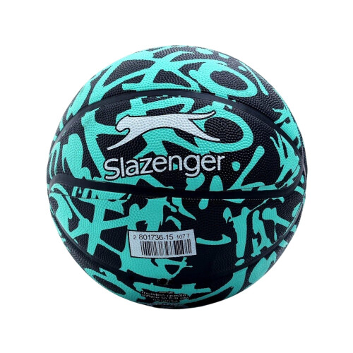 Slazenger (3, Black/Green) Slazenger Neon Basketball