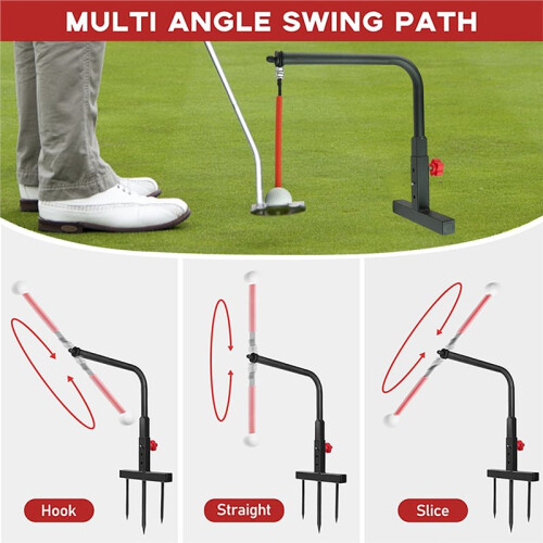 Swing Trainer Aid - 360 Rotating  for Training - Adjustable & Portable 2