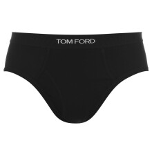 (XXS, Black) Tom Ford Mens Logo Cotton Blend Briefs