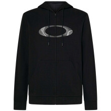(XXL, Blackout) Oakley Mens Ellipse Full Zip Hoodie
