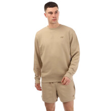 (XXL, Stone) New Balance Mens French Terry Crew Neck Sweatshirt