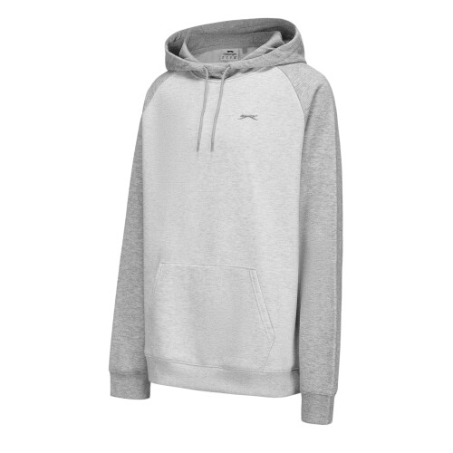 Slazenger (XL, Ice Marl/Grey) Slazenger Mens Polyester Blend Pullover Hoodie 2