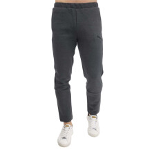(L R, Grey Heather) Puma Mens Evostripe Core Cotton Blend Tracksuit Bottoms