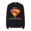 Superman (XL, Black) Superman Mens Logo Sweatshirt 1