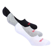 (9 UK-11 UK, Black) Wrangler Unisex Adult No-Show Socks (Pack of 3)