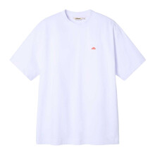 (XXL, White) Ellesse Mens Logo Crew Neck T-Shirt