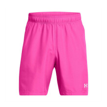 (XL, Pink) Under Armour Mens HalfBack Embossed Shorts