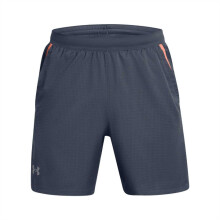 (L R, Grey) Under Armour Mens Contrast Detail Running Shorts