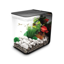 biOrb Flow 15L Aquarium, Black with MCR LED lighting and Heater Pack