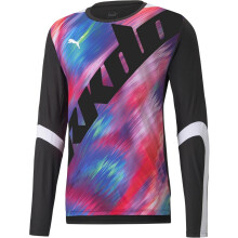 (L, Black) Puma Mens RKDO Abstract Regular Long-Sleeved T-Shirt