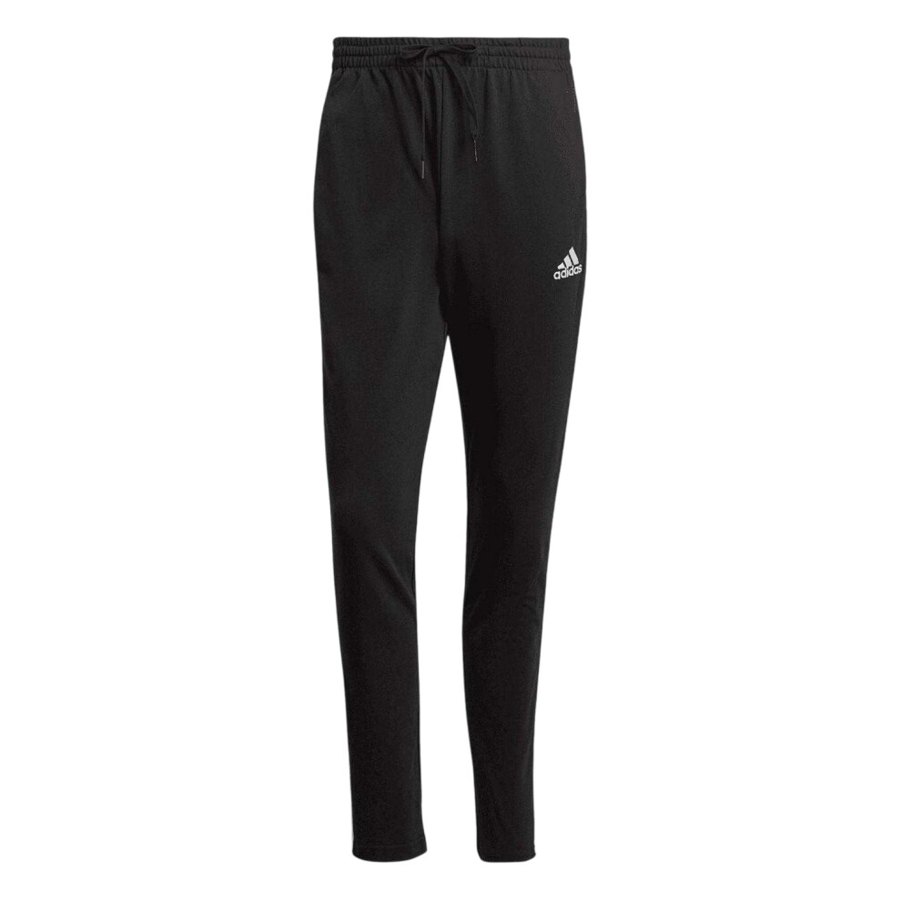 Adidas (Xl, Black) Mens Essentials 3 Stripes Joggers