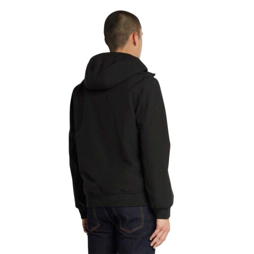 Farah (XXL, Black) Farah Mens Softshell Hooded Jacket 1