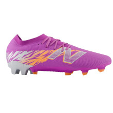(10 UK, Purple/Orange) New Balance Unisex Adult Furon Team V8 Firm Ground Football Boots