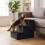 Foldable Dog Steps with Storage, Medium, Black 1