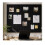 Self-Adhesive Black Felt Pinboard, 120 x 90 cm 1