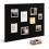 Self-Adhesive Black Felt Pinboard, 120 x 90 cm 2
