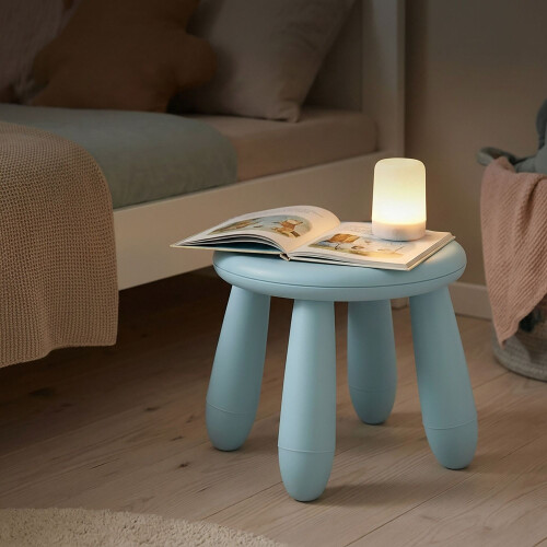 Toddler Stool, Blue Plastic - 26x28 cm 2