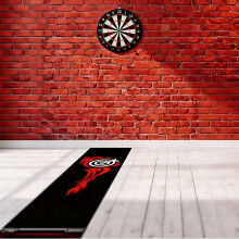Dart Mat with Oche Line, 60x260 cm, Non-Slip