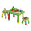 Kids' Table Set with 2 Stools, Multicolour Plastic 2
