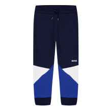 (12 Months, Navy) Boss Childrens/Kids Colour Block Regular Joggers