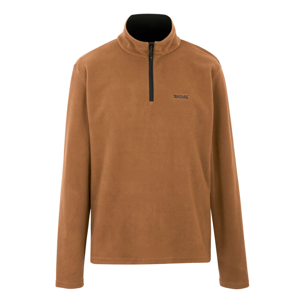 Regatta (S, Nut Brown) Great Outdoors Mens Thompson Half Zip Fleece Top