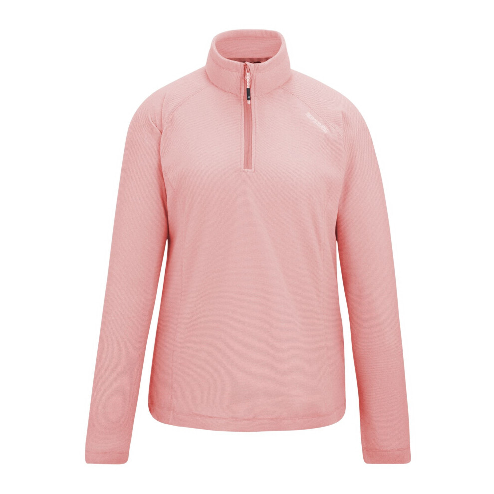 Regatta (18 Uk, Peach Pink) Great Outdoors Womens/Ladies Montes Half Zip Fleece Top
