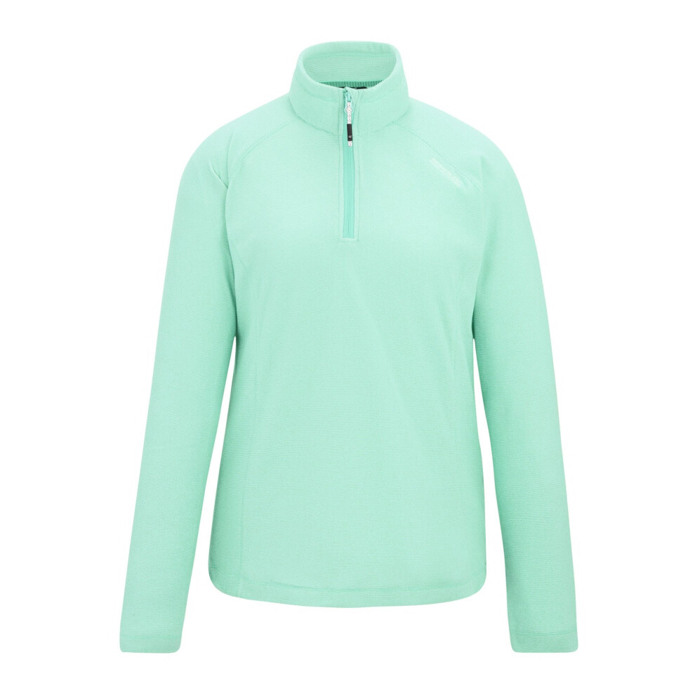 Regatta (10 Uk, Ice Green) Great Outdoors Womens/Ladies Montes Half Zip Fleece Top